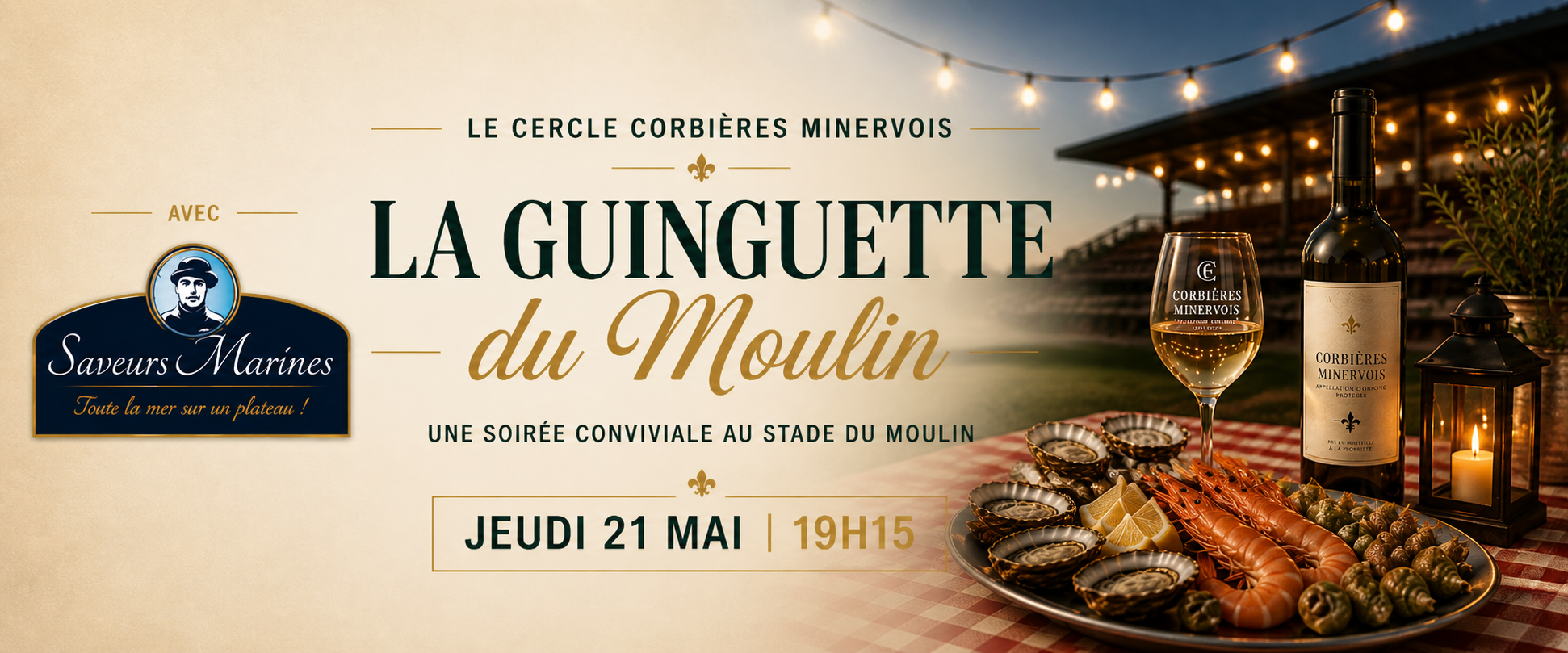 Saveurs Marines au service du Cercle Corbi&egrave;res-Minervois